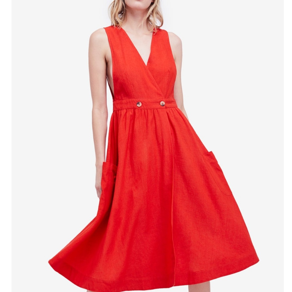 Free People Sleeveless Wrap Dress